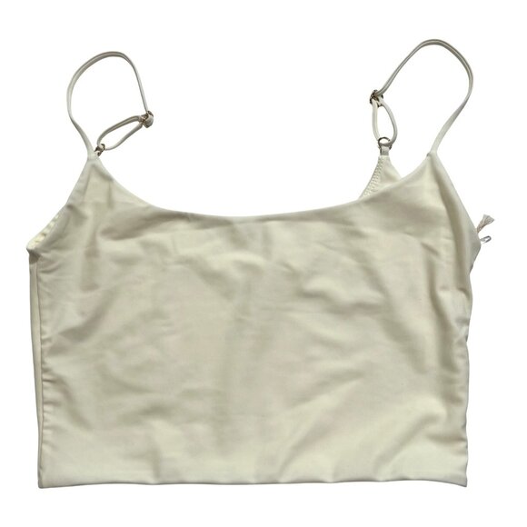 Kaje The Silhouette Tank Swim Top in Ivory - Picture 1 of 4